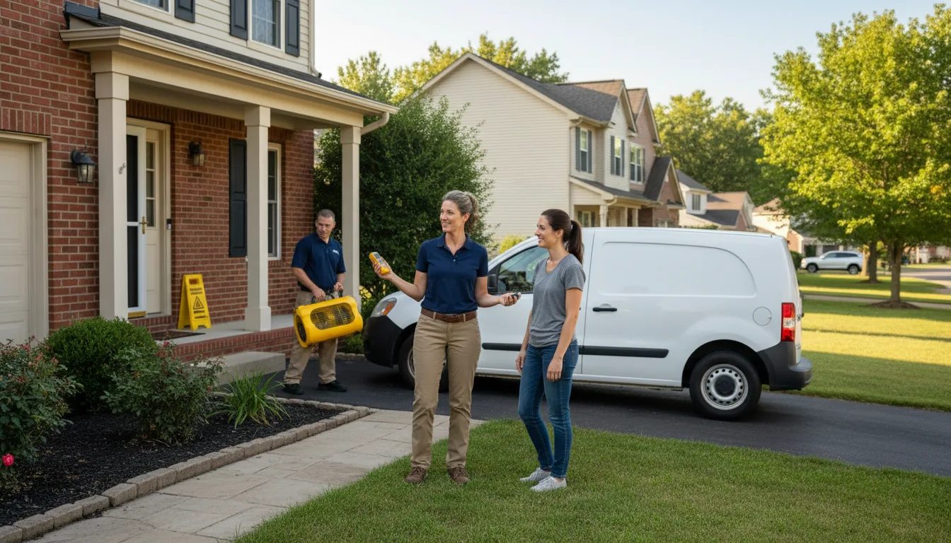 Water restoration image for Water Damage & Restoration Services in Lennox, SD